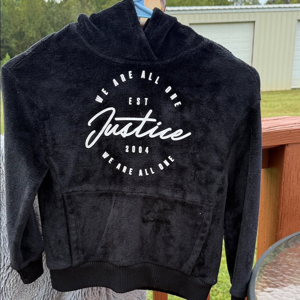 Justice Black Fleece Kids Hoodie